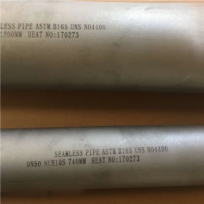 ASTM B165 (N04400) choksiz trubka va naycha